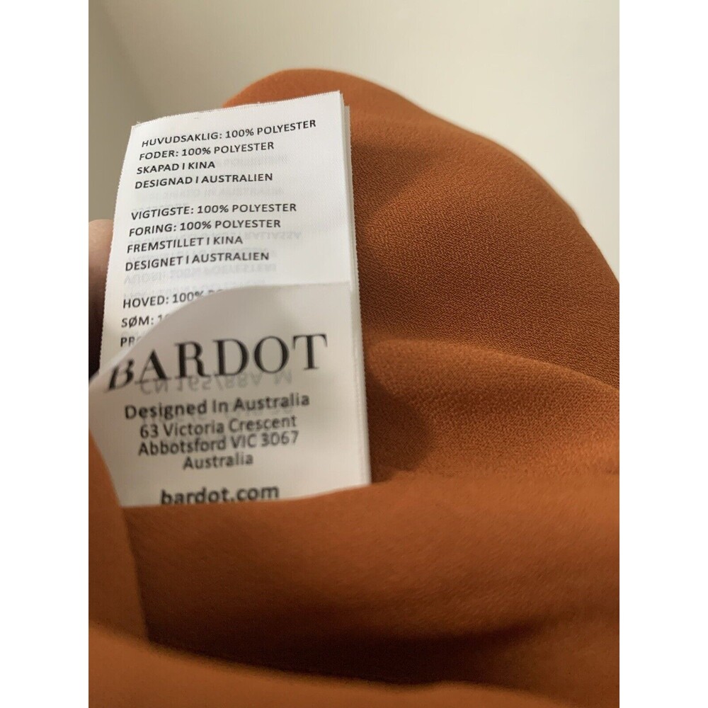 Bardot Polka Dot Silky Midi Slip Dress Sketchspot Doe Print - Picture 8 of 10
